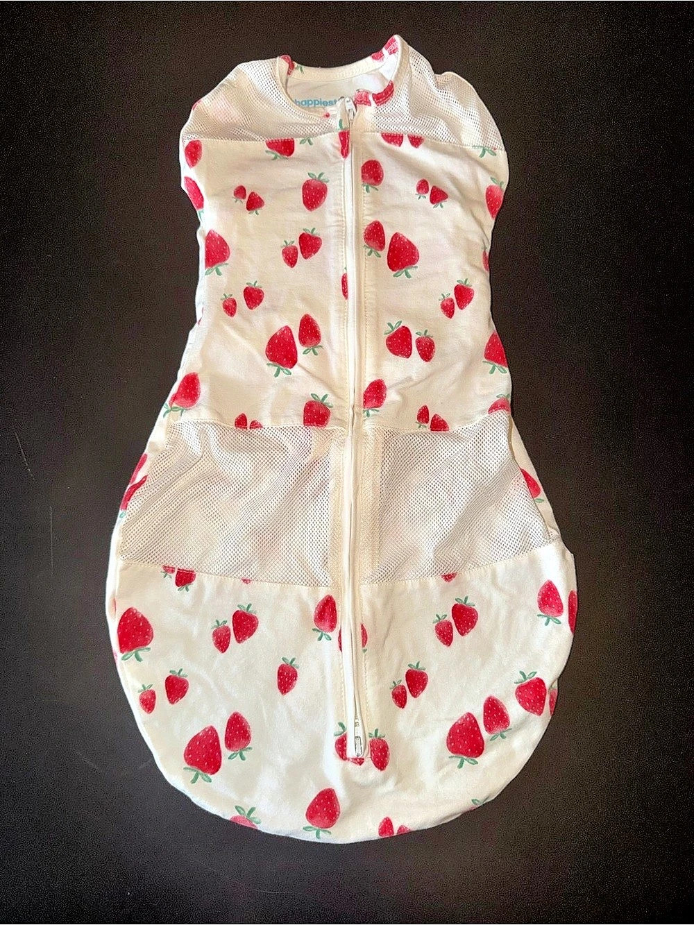happiest baby Strawberry Print Swaddle